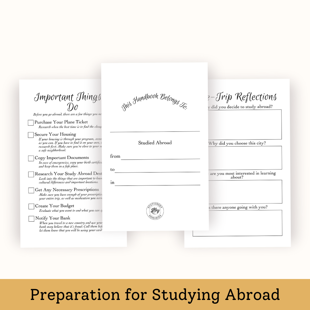 The Study Abroad Handbook